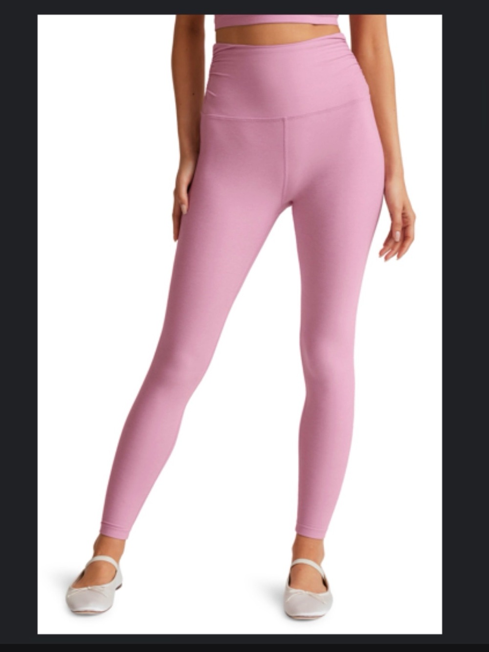 Beyond Yoga Space Dye Shirred Leggings
